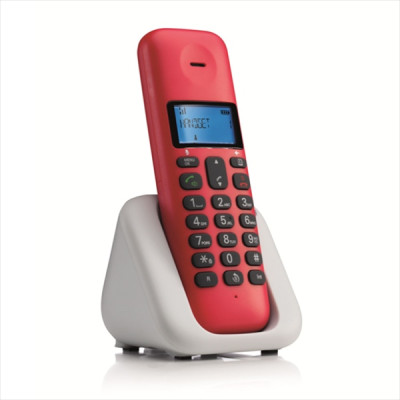  Ασύρματο Τηλέφωνο Motorola T301 Cherry