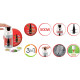 Moulinex DJ450 Masterchop Multi-Μπλέντερ 500W 