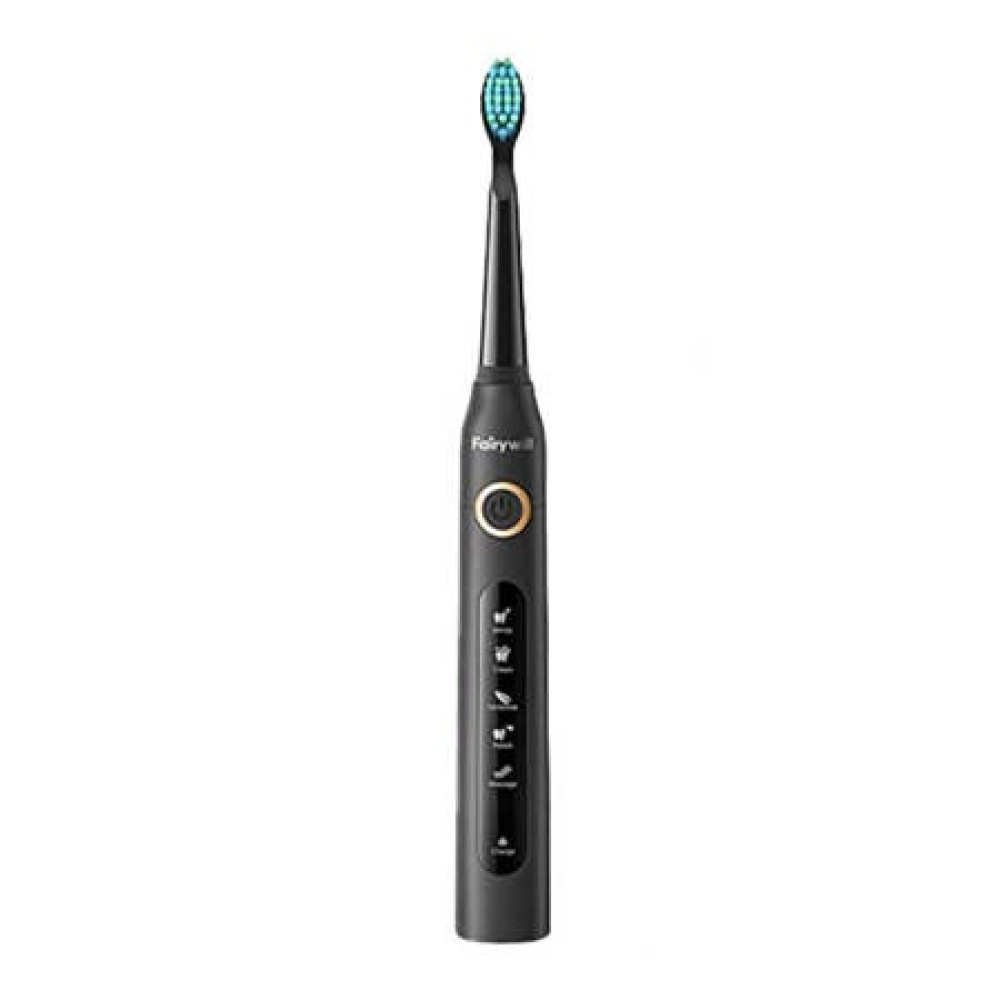 Οδοντόβουρτσα FairyWill Sonic με σετ κεφαλής και θήκη FW-507 Plus Μαύρη