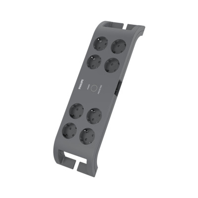 PHILIPS SPN3180A/GRS Πολύπριζο Ασφαλείας 8Θ 