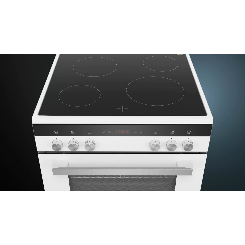 Siemens HK9R30021  Ελεύθερη κουζίνα με Κεραμικές εστίες Λευκό 66Lt