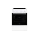 DAVOLINE DAC 600 WH Κουζίνα κεραμική λευκή 60cm
