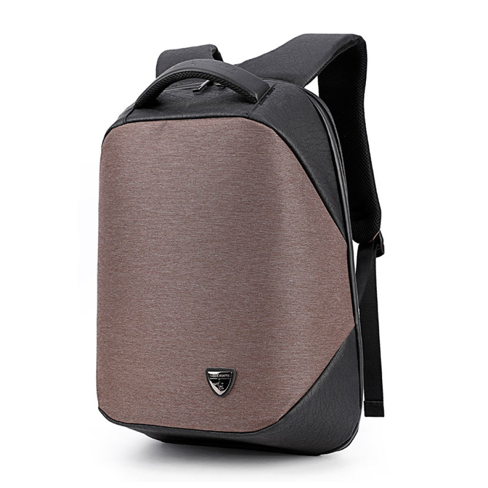 ARCTIC HUNTER τσάντα πλάτης B00193-COF με θήκη laptop, αδιάβροχη, καφέ