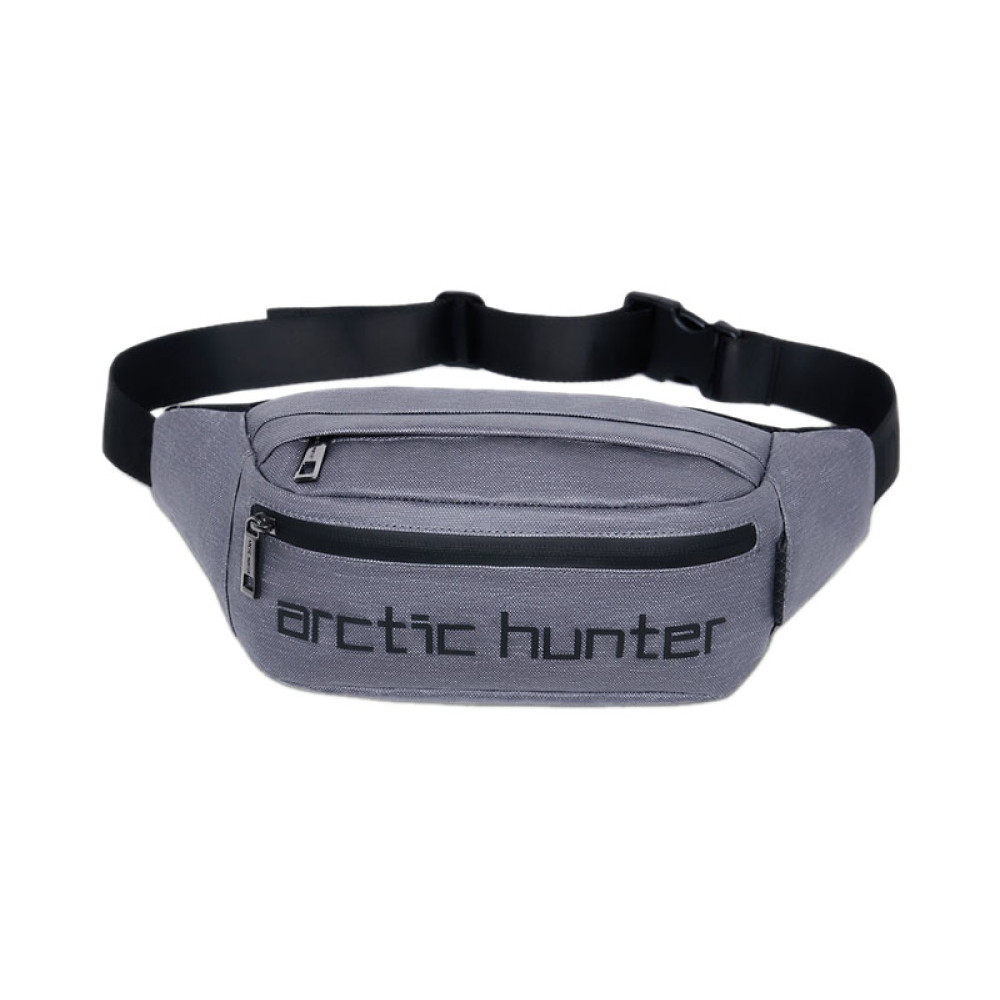 ARCTIC HUNTER τσάντα μέσης YB14001-1-LG, αδιάβροχη, ανοιχτό γκρι