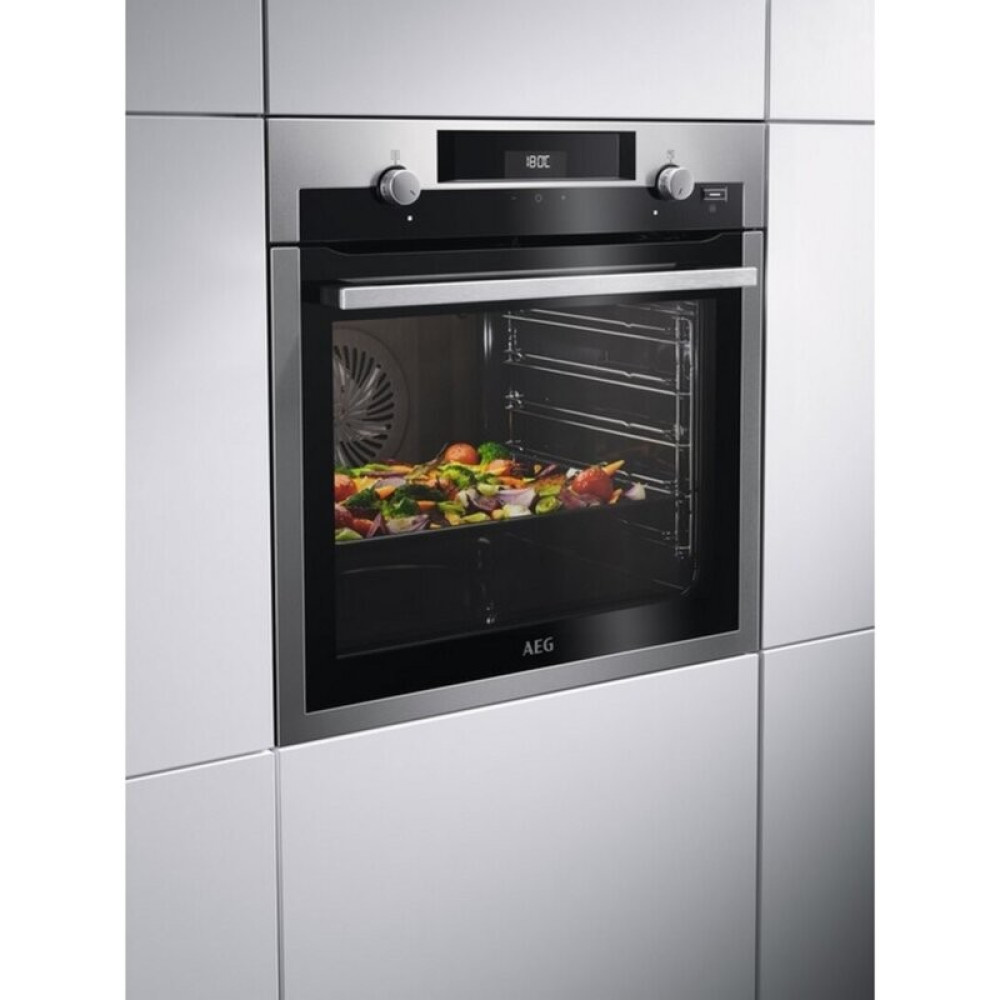 Εντοιχιζόμενος φούρνος AEG BCE455350M, 71 L, κουμπιά, A+, 