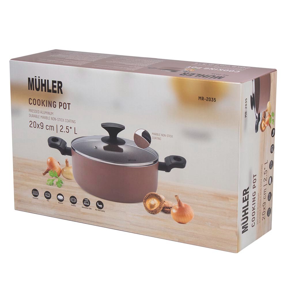 Muhler Kikka MR-2035 20x9cm Κατσαρόλα , 2,5L