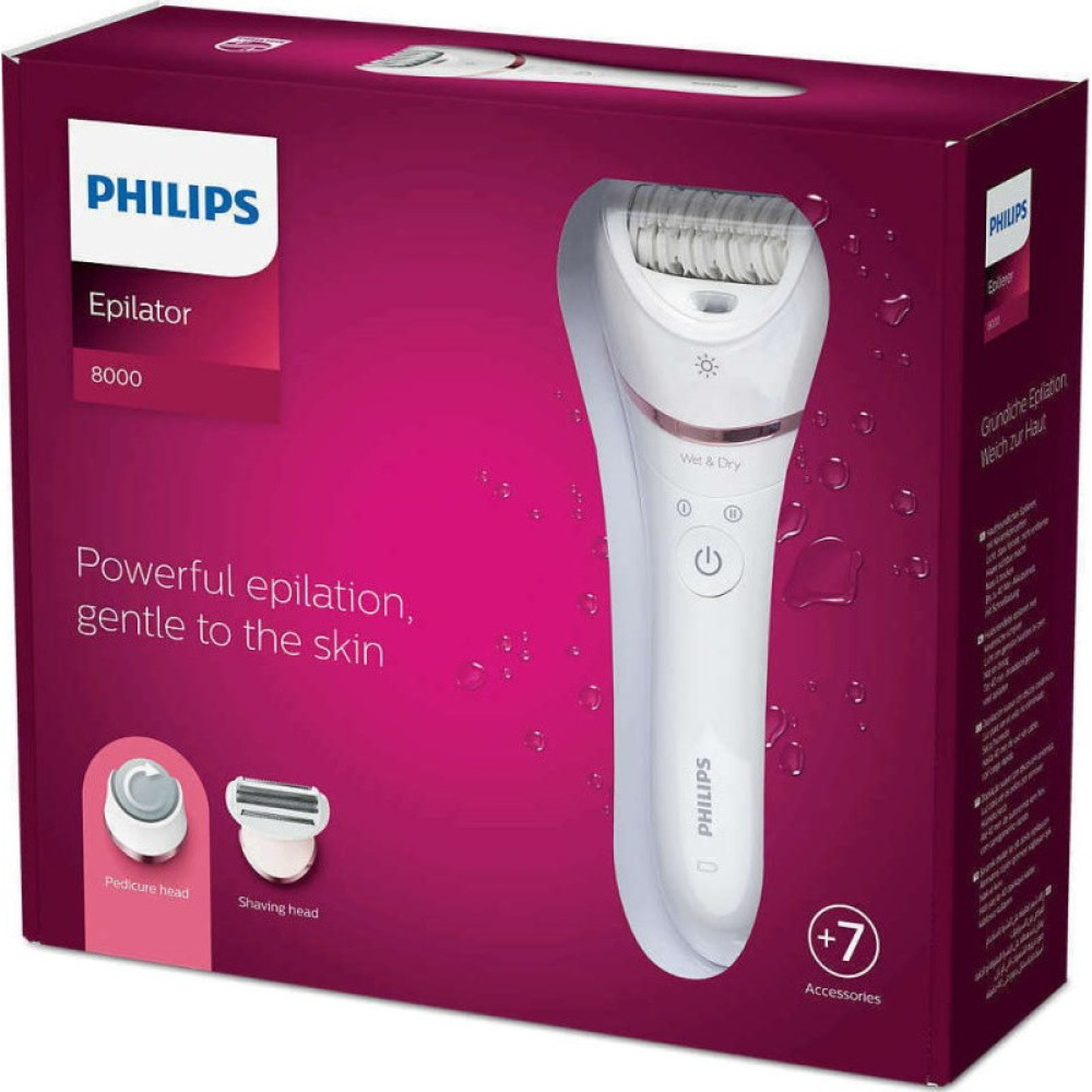 Philips Epilator Series 8000 Wet & Dry BRE730/00 