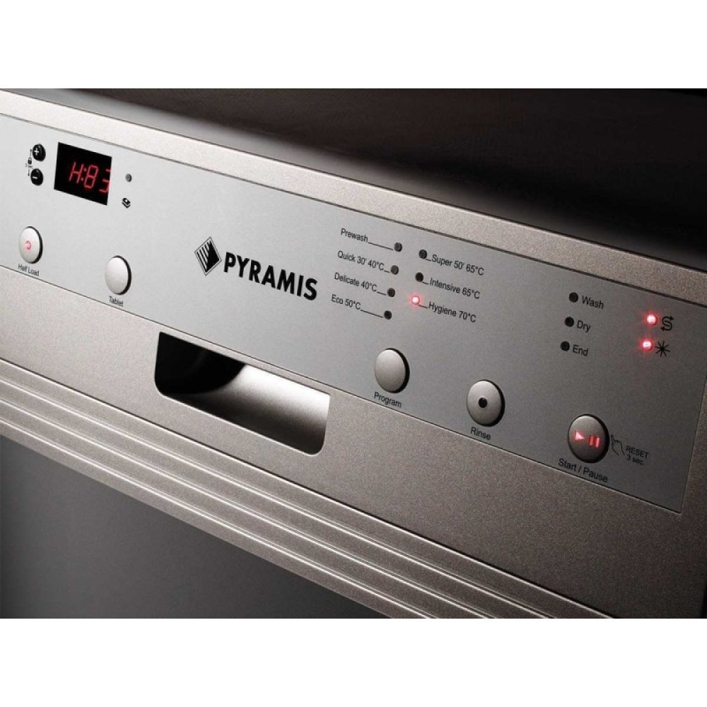 Pyramis DWH 45SI Εντοιχιζόμενο Πλυντήριο Πιάτων 45cm,A+ (inox μάσκα)