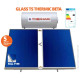 Thermic CT GL 150 lt /3m2 glass διπλής ενέργειας  βάση ταράτσας υλικά σύνδεσης 