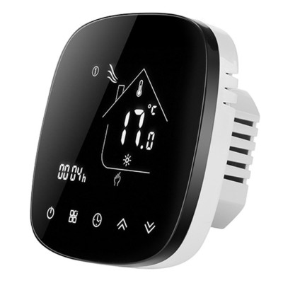 Smart θερμοστάτης πετρελαίου BHT-001-GBLW, WiFi, μαύρος 
