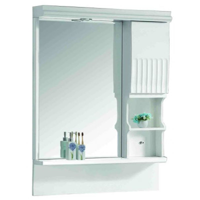 LINEA-80 - ΚΑΘΡΕΠΤΗΣ ΕΠΙΠΛΟΥ PVC 79x105 ΜΕ ΦΩΣ+ETAZΕΡΑ - ΛΕΥΚΟΣ_