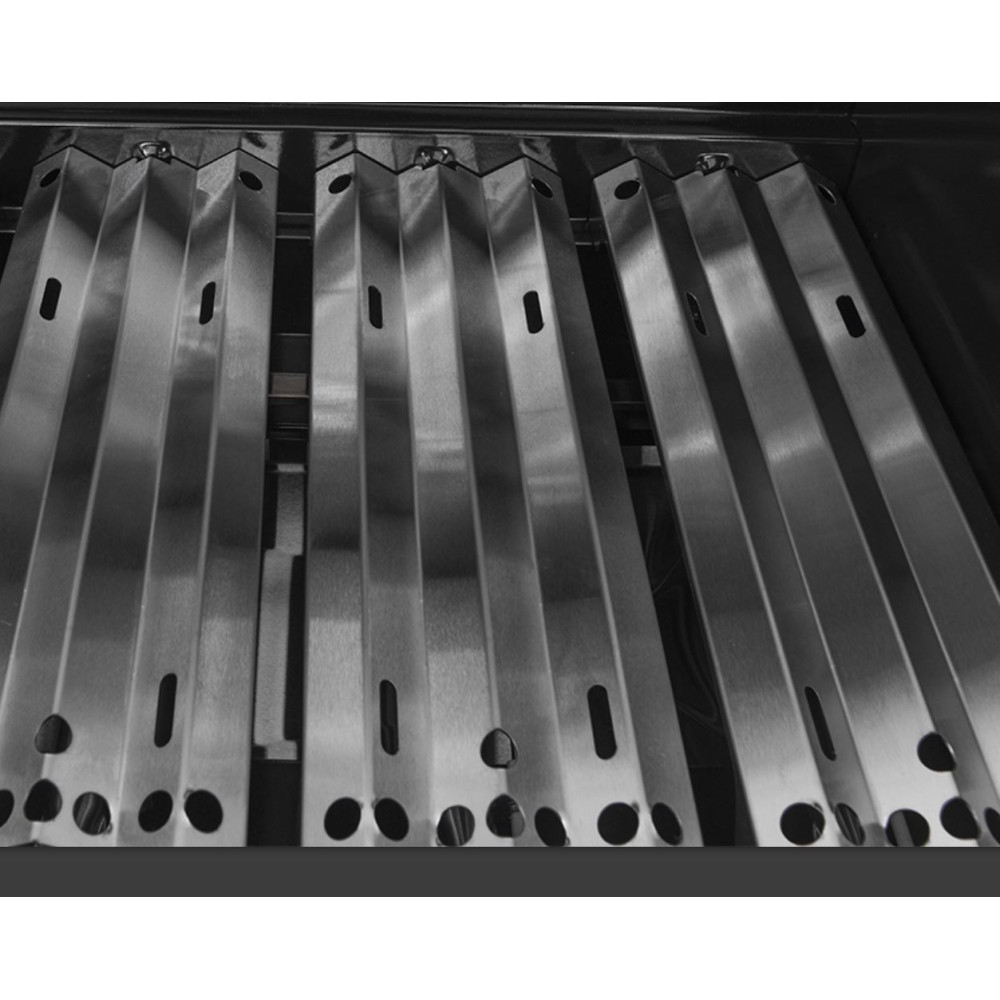 BBQ ΥΓΡΑΕΡΙΟΥ GS GRILL SUPERIOR 3+1 ΙΝΟΧ - 14kW