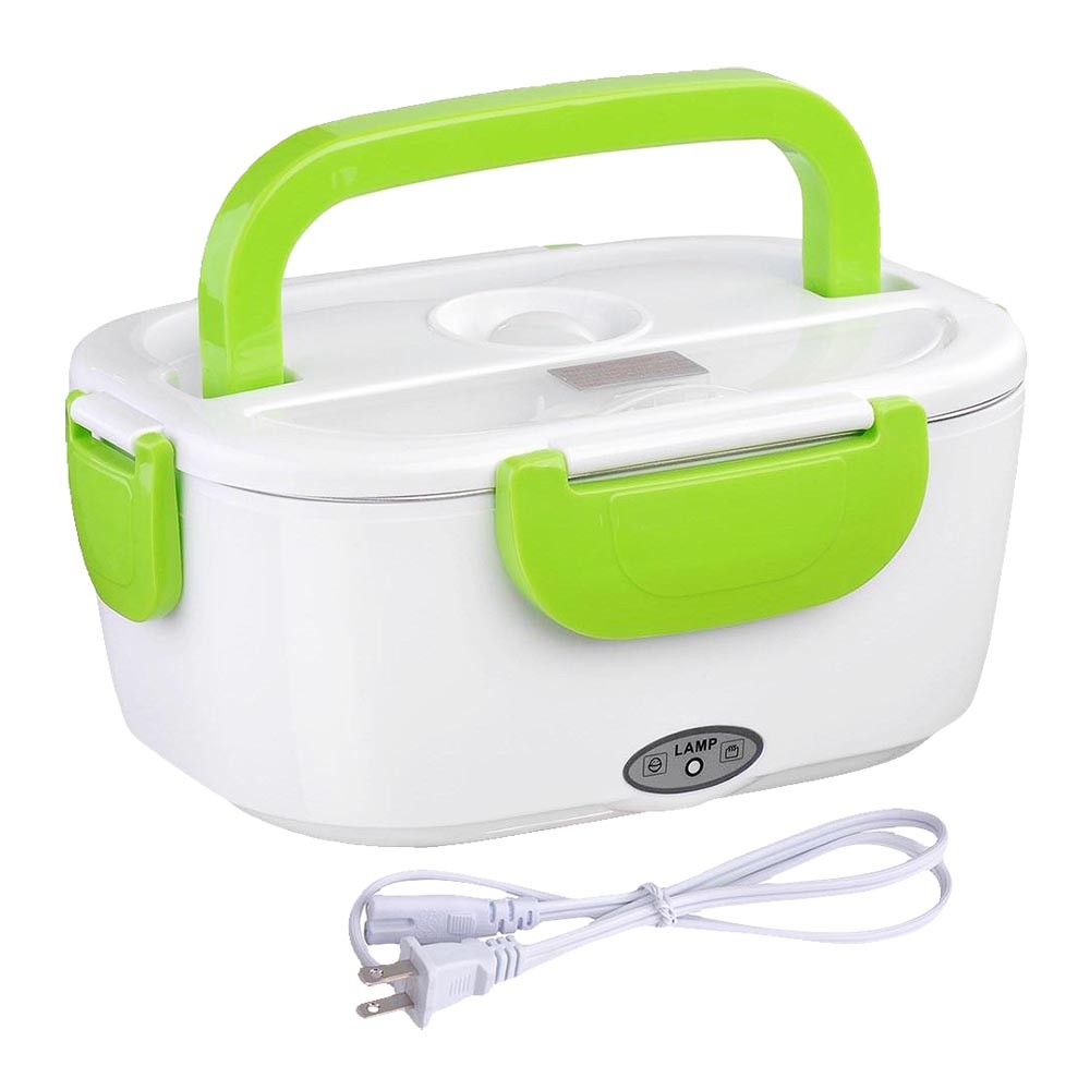 ADLER Ηλεκτρικό θερμαινόμενο δοχείο AD4474, 1.1L, 50W, λευκό-πράσινο 