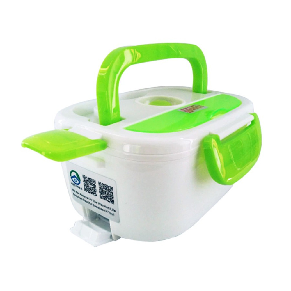 ADLER Ηλεκτρικό θερμαινόμενο δοχείο AD4474, 1.1L, 50W, λευκό-πράσινο 