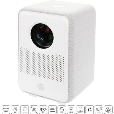 HP CC200/GRS Projector (471T7AA) Full HD με λάμπα LED, ενσωματωμένα ηχεία, HDMI, διπλό USB, τηλεχειριστήριο και Aux-Out