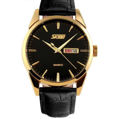 Αναλογικό ρολόι χειρός – Skmei - 9073 - Black/Gold